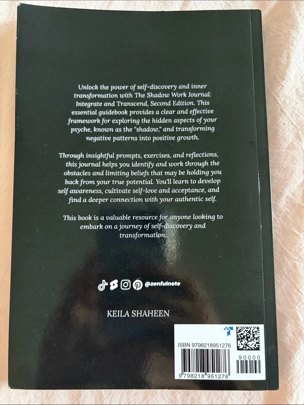 The Shadow Work Journal — Black Paperback Guided Journal